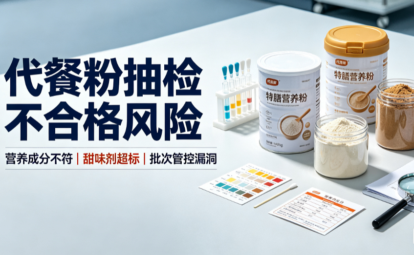 网红代餐与特膳食品抽检趋严 液相色谱助力企业落实出厂自检合规