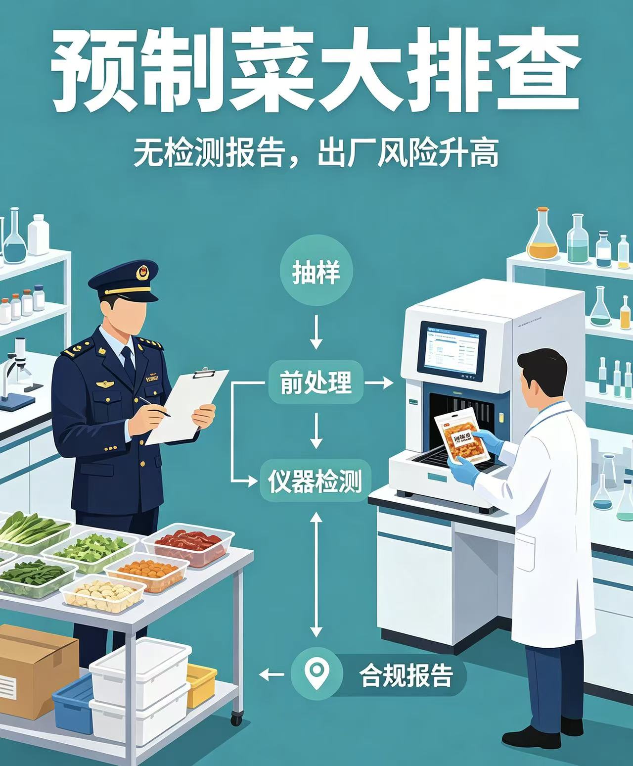外卖预制菜质检难题，如何守住出厂安全线？