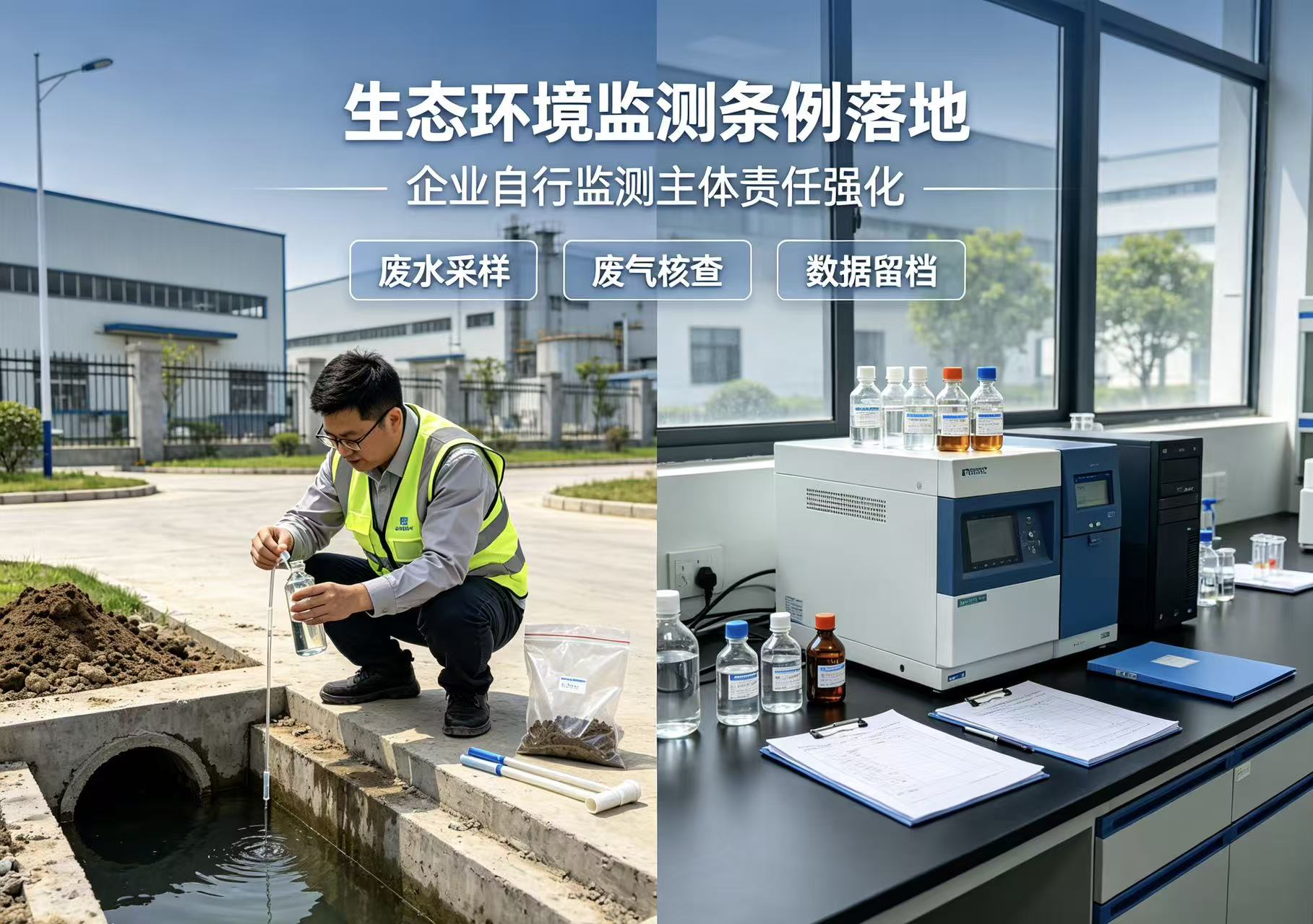 生态监测新规落地!企业自行监测追责升级,合规设备刚需上线