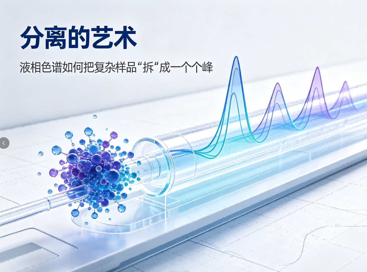 分离的艺术 —— 液相色谱如何把复杂样品 “拆” 成一个个峰